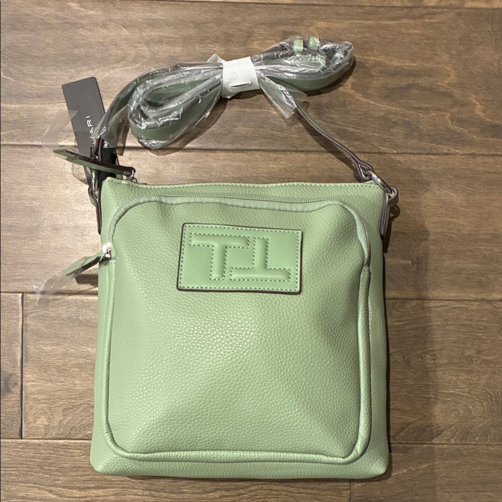 Tahari Green Crossbody Bag